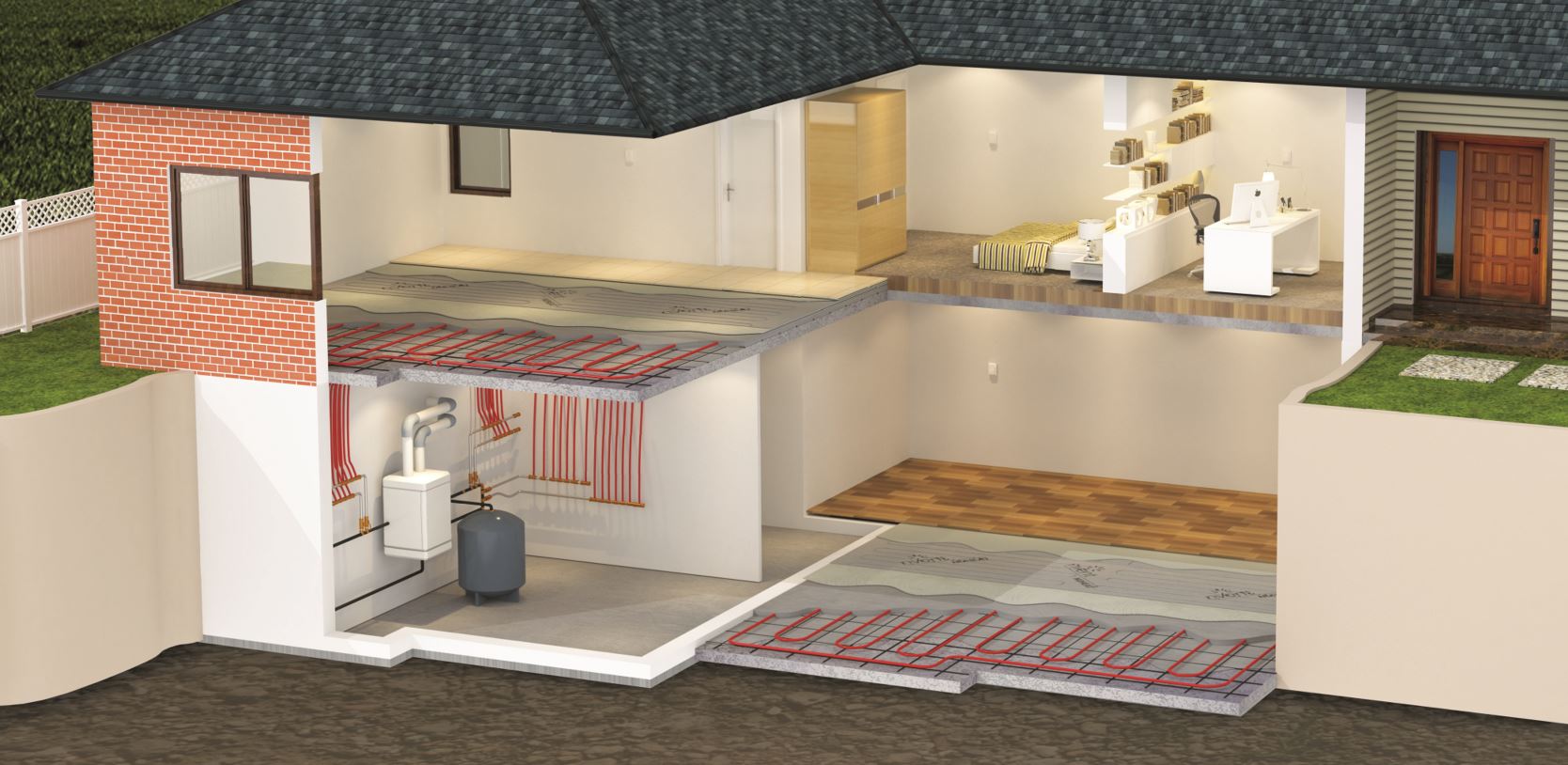 Combine nVent NUHEAT with Hydronic Heating Systems Combine nVent NUHEAT with Hydronic Heating Systems