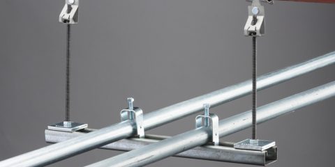 nVent CADDY Rod Lock Spring Steel Rod Hanger to Flange Clip