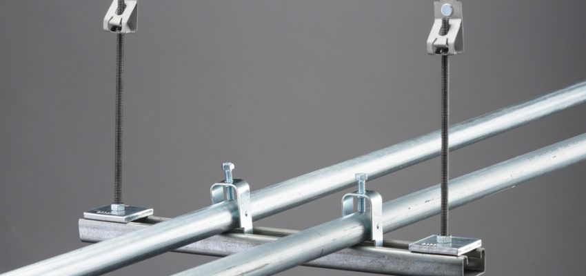 nVent CADDY Rod Lock Spring Steel Rod Hanger to Flange Clip