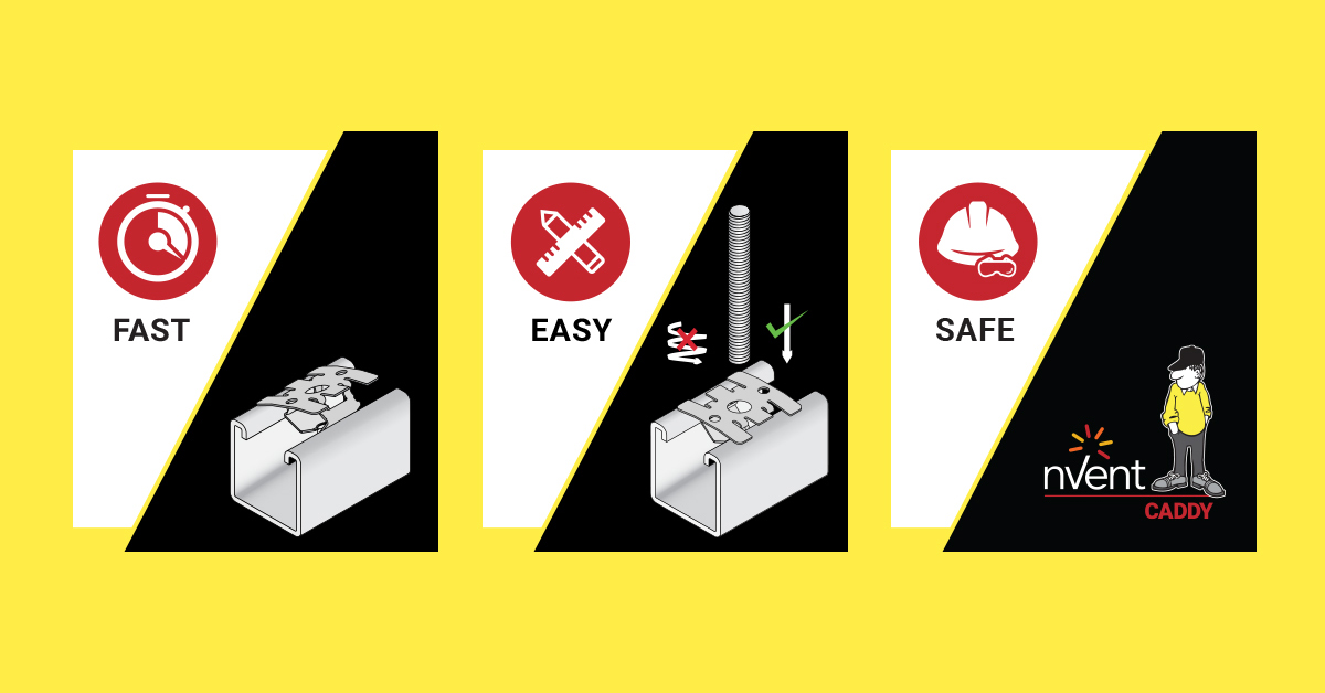 nVent CADDY Rod Lock Quick Channel Nut