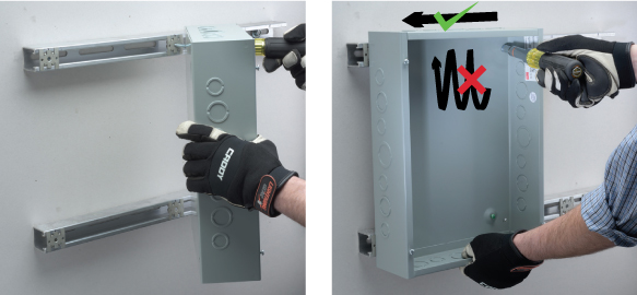 wall-mounted strut channel